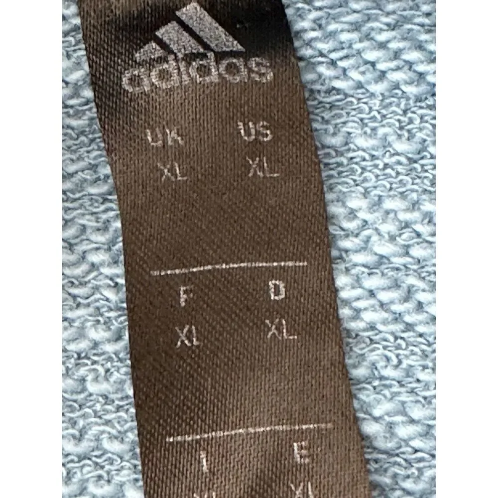 Adidas Hoodie Sweatshirt Men's XL ‎ Blue Outdoor Stretch Athletic Gym Pullover